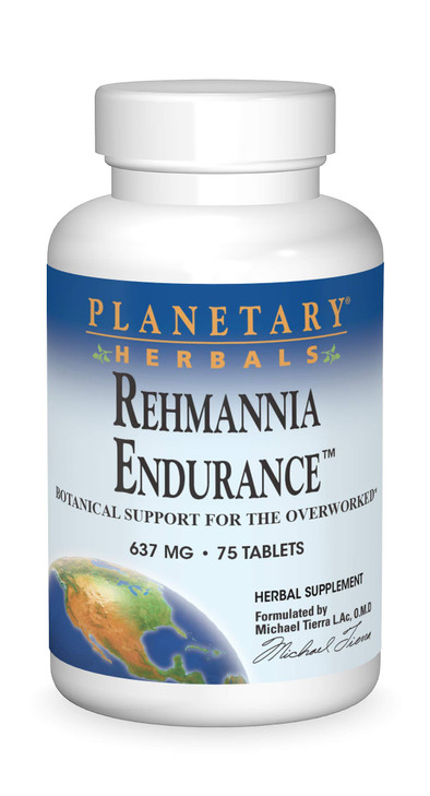 Planetary Herbals Rehmannia Endurance Tablets, 75 Count online at globaldelivered