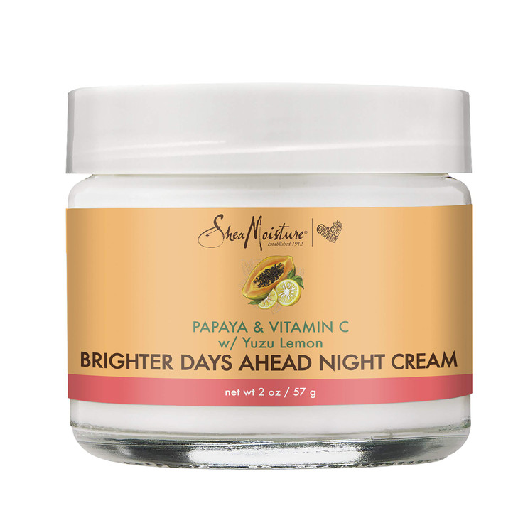 SheaMoisture Night Cream for Dull Uneven Skin Papaya and Vitamin C Moisturizer 2 Oz