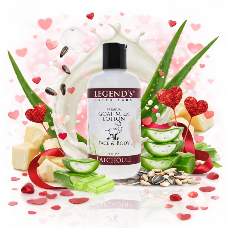 Legends Creek Farm Goat Milk Lotion Deeply Moisturizing Goat Milk Body Lotion for Body Hand Face 9 oz Body Moisturizer w