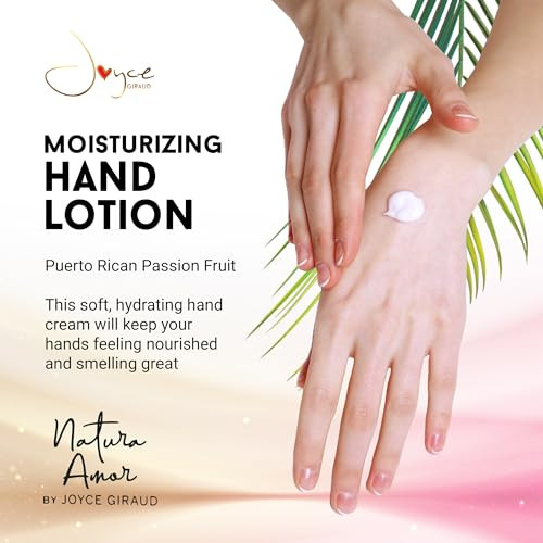Miracle Elixir Collection Joyce Giraud Moisturizing Hand Lotion for Dry Hands Puerto Rican Passion Fruit NonGreasy 4 Oz