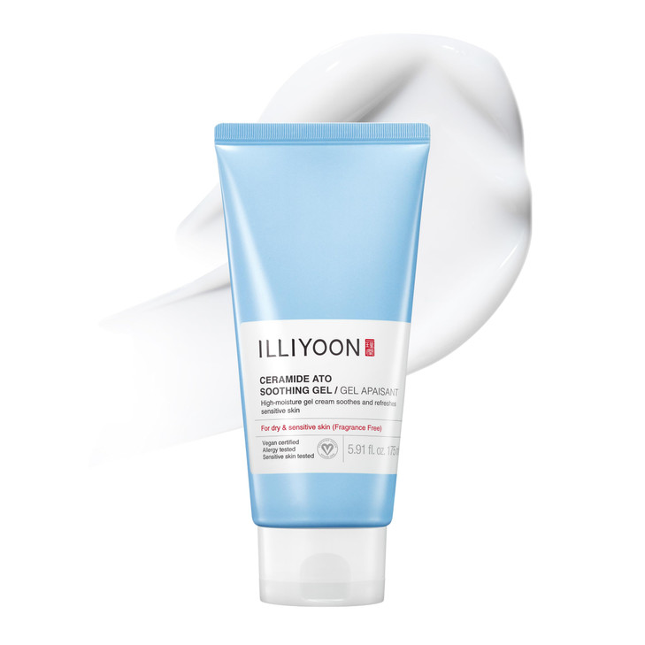 Illiyoon Ceramide Ato Soothing Gel Vegan Facial Moisturizer for All Skin types 59 Fl Oz 175ml