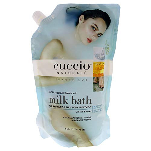Milk Bath Pedicure and Body Treatment by Cuccio Naturale for Women 32 oz Nail Treatment