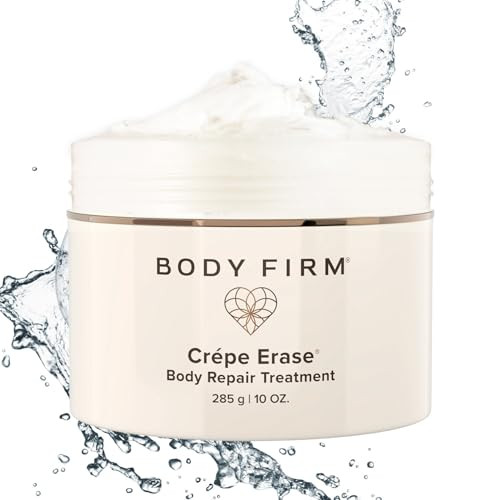 Body Firm Crepe Erase Body Repair Treatment Anti Aging Firming Lotion with Collagen Peptides Shea Butter Vitamin E Squal