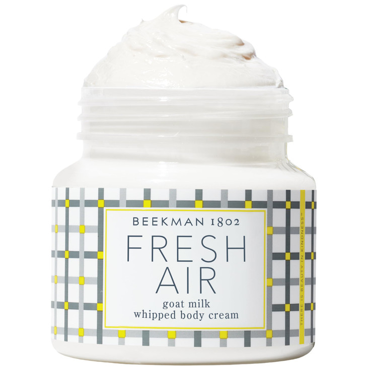Beekman 1802 Whipped Body Cream Moisturizes Softens Skin with Goat Milk Mango Seed Butter Vitamin E 8 oz Fresh Air