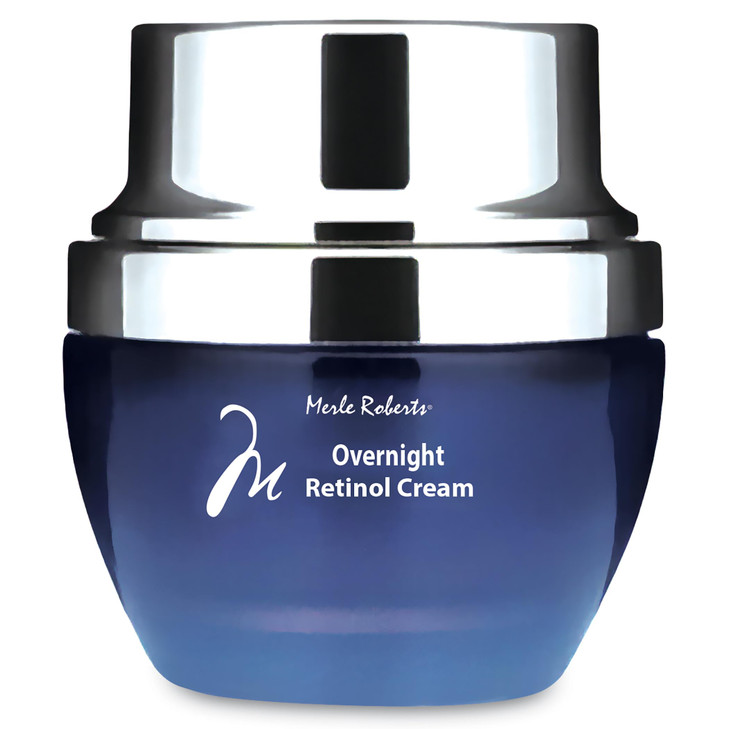 Merle Roberts Retinol Overnight Cream Retinol cream helps for wrinkles fine lines sun damage and expression lines with h