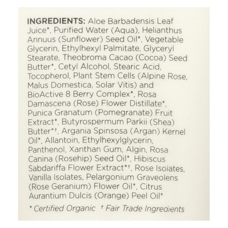 Andalou Naturals Body Lotion 1000 Roses 8 OZ