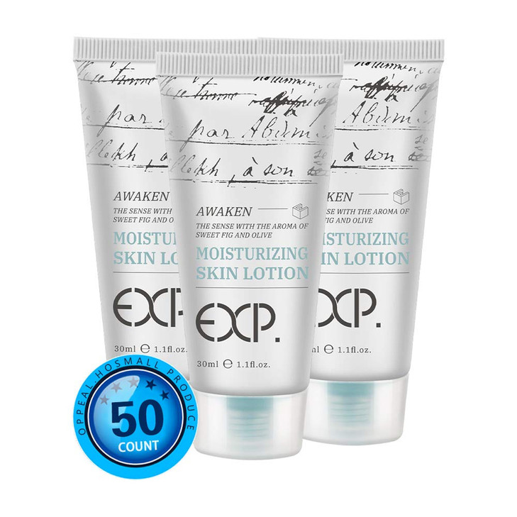 OPPEAL EXP Daily Moisturizing Skin Lotion Travel Size in Bulk 50 Pack x 105 Fl Oz Mini Portable Size Body Lotion Sweet F