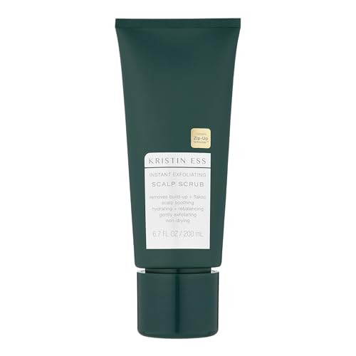 Kristin Ess Hair Instant Exfoliating Scalp Scrub for Build Up and Dandruff Soothing Hydrating Rebalancing Dry Scalp Trea