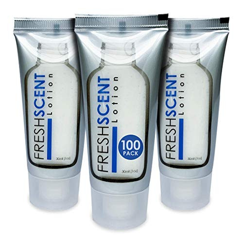 Freshscent Lotion 1oz 100 Pack Hotel Travel Size Bulk Amenities and Toiletries for Hospitality