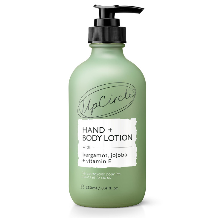 UPCIRCLE Hand Body Lotion with Bergamot Water 845oz For Nourishing Repairing Glycerin Jojoba Natural Vegan Cruelty Free