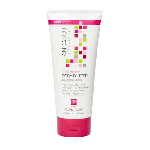Andalou Naturals Body Btr 1000 Roses Velvet Soft 8 Fl Oz
