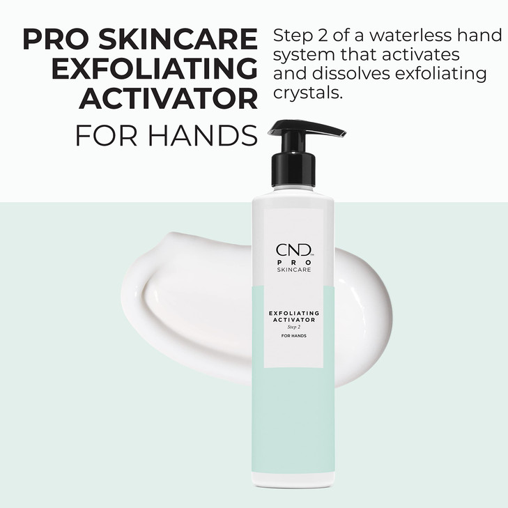 CND Pro Skincare Exfoliating Activator for Hands Made with Natural Origin Aloe Leaf Use with Exfoliating Scrub Step 2 10