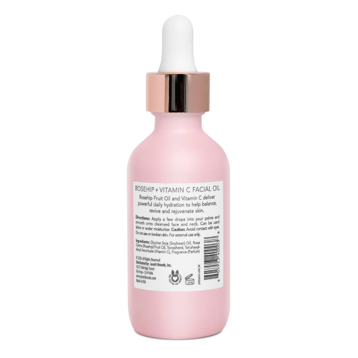 Pearlessence Rosehip Balancing Facial Oil Rosehip Fruit Oil Vitamin C Daily Hydration to Help Balance Revive Skin Made i
