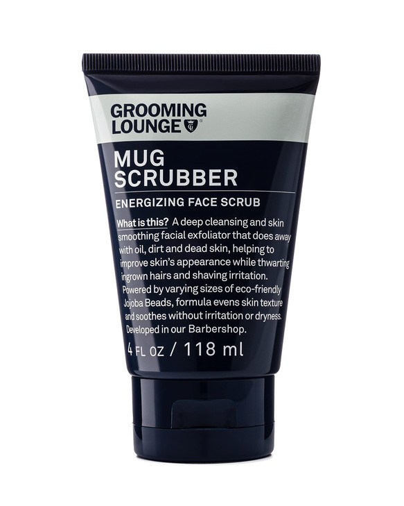Grooming Lounge Mug Scrubber Face Scrub Provides Safe and Gentle Exfoliation Extracts Dug in Dirt and Oil Uproots Ingrow