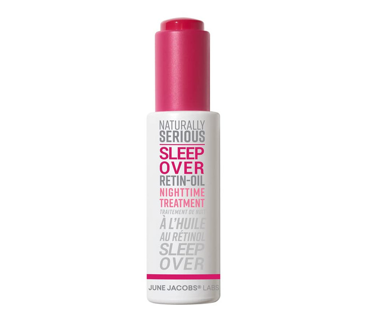 Naturally Serious Sleepover RetinOil Nighttime Treatment Vegan Retinol Oil AntiAging Oil For Face Vegan Skincare Cruelty