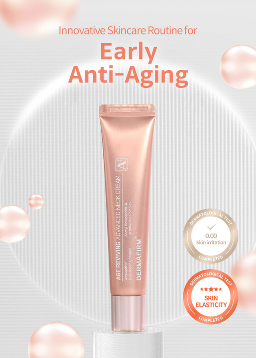 Dermafirm Age Reviving Advanced Firming Neck Cream A4 Korean Skin Care Neck Creams for Tightening and Firming wCollagen