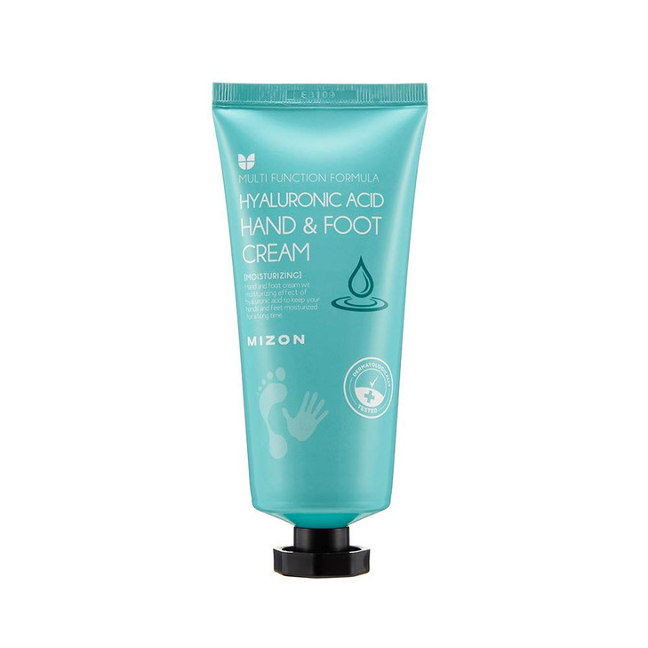 MIZON Hand Cream for Dry Cracked Hands Elbows and Heels with Hyaluronic Acid Instant Hydration for Skin Hydrating and Mo