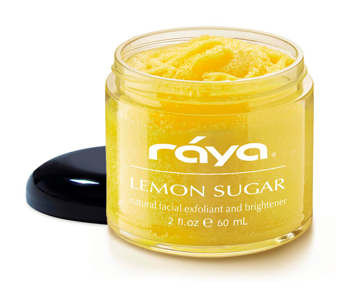 RAYA Lemon Sugar Facial Scrub 157 Organic and Natural Exfoliating Scrub for Dry Skin Brightens and Smooths Complexion
