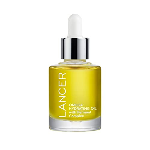 Lancer Skincare Omega Hydrating Oil with Ferment Complex Daily FacialOil Moisturizer Serum with Turmeric 1 Fluid Ounce