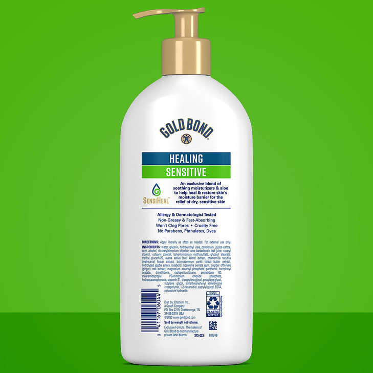 Gold Bond Healing Sensitive Daily Body Face Lotion for Dry Sensitive Skin 13 oz