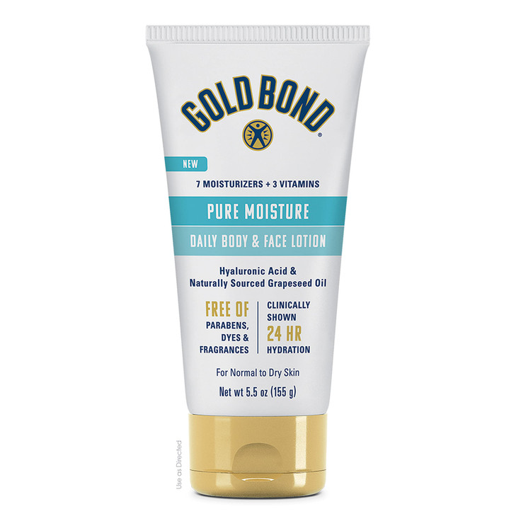 Gold Bond Pure Moisture Lotion 55 oz Ultralightweight Daily Body Face Lotion