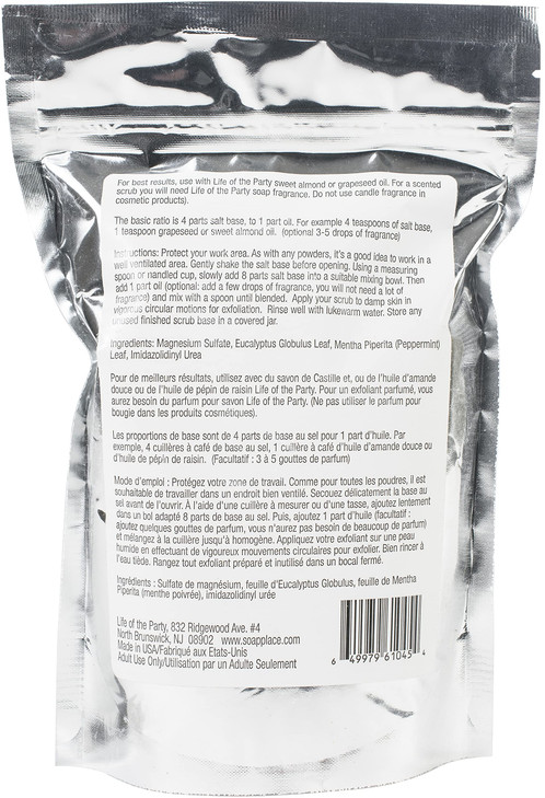 Life of the Party Scrub Base 16oz PrmintEucalyp