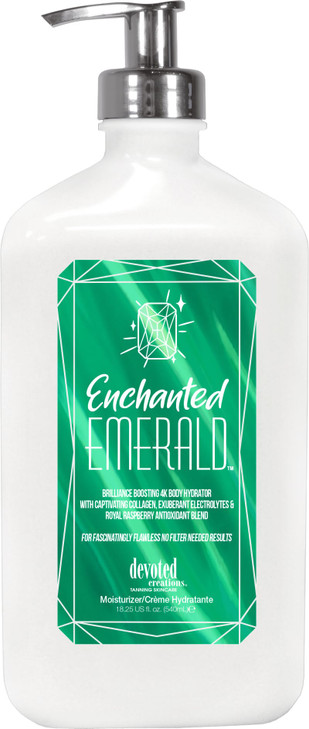 Devoted Creations Enchanted Emerald Moisturizer Brilliance Boosting 4K Body Hydrator with Captivating Collagen Exuberant