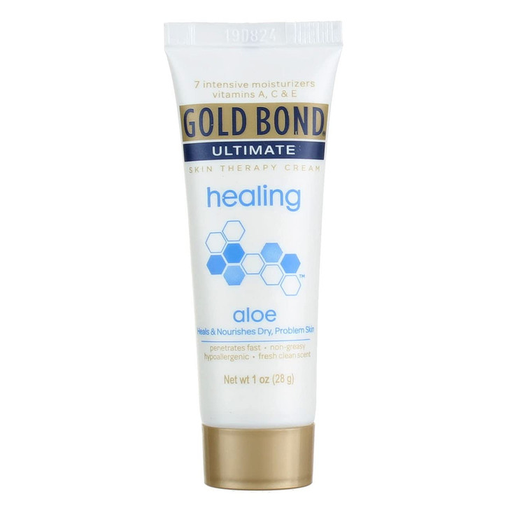 Gold Bond Ultimate Healing Skin Therapy Lotion Aloe 1 Ounce Value Pack of 3