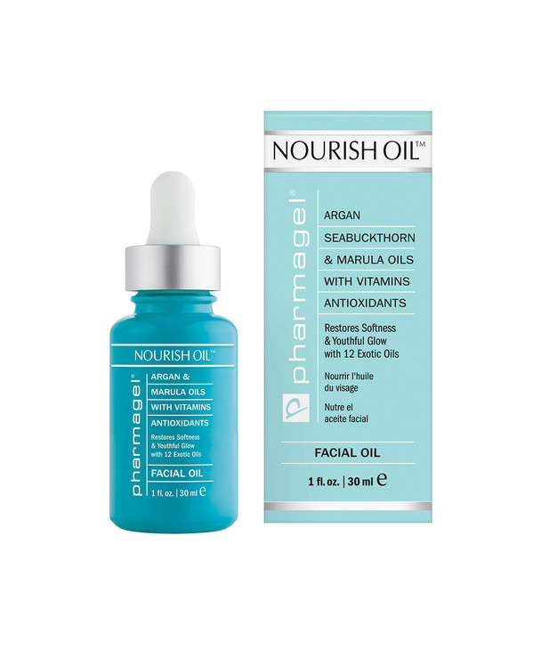 Pharmagel Nourish Facial Oil Anti Aging Face Oil with 12 Exotic Oils including Avocado and Rosemary Seed Dry Skin Relief