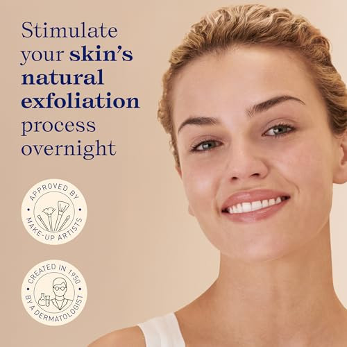 Embryolisse Active Night Peeling Treatment Ultra Gentle Night Exfoliating Cream with Shea Butter for Radiant Skin Leaves