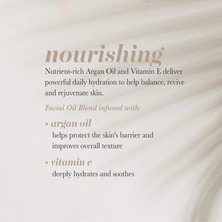 Pearlessence Argan Vitamin E Facial Oil Powerful Hydration to Help Balance Revive Rejuvenate Skin Made in USA Cruelty Fr