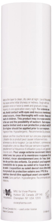 VivierSkin Retinol 1 Percent Night Repair Cream 1 Fluid Ounce
