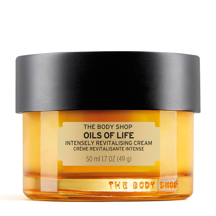 The Body Shop Oils of Life Intensely Revitalizing Cream Lightweight Nourishing Cream Revitalizes Skin 17 Fl Oz