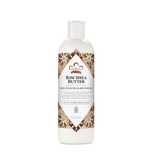 Nubian Heritage Body Lotion Raw Shea Butter for Dry Skin Paraben Free Body Lotion 13 oz