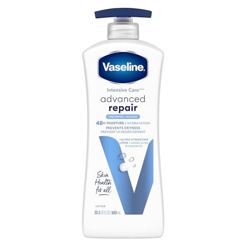 Vaseline Intensive Care Advanced Repair Unscented Healing Moisture Lotion 203 oz Pack of 5