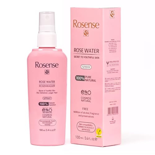 100 Pure Natural Vegan Turkish Rosewater Hydrating Face MistRose Water Face Toner No Additives No Chemicals No Preservat