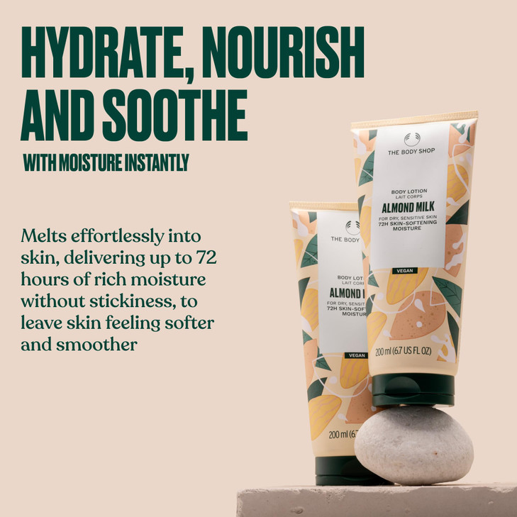 The Body Shop Moringa Body Lotion Skin Softening Moisture For Normal to Dry Skin Vegan 67 Fl Oz