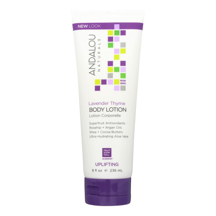 Andalou Naturals Body Lotion Refreshing Lavender and Thyme 8 fl oz by Andalou Naturals
