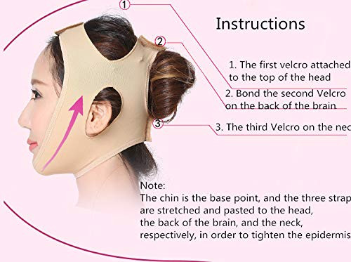Salmue Slimming Face Band Slimming Face Lift Mask Double Chin Reducer Face Slimming Strap V Line Lifting Facebelt Chin S