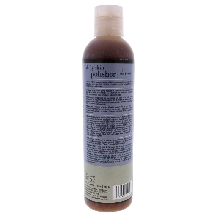 Cuccio Naturale Daily Skin Body Polisher Soothes And Softens Your Skin Gentle Exfoliation Process Lifts Dead Cells From