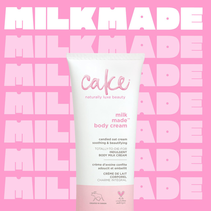 Cake Beauty Shea Butter Body Cream Body Lotion For Women Dry Skin Basic Milk Made Indulgent 7 Fl Oz