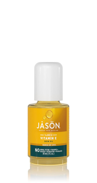 JASON Vitamin E 14000 IU Moisturizing Oil For Nourishing Dry Spots 1 Fluid Ounces