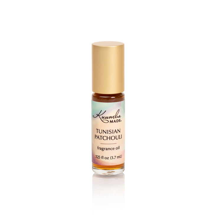 Kuumba Made Tunisian Patchouli Fragrance Oil RollOn 0125 fl oz 37ml Rollerball Perfume Alcohol Free