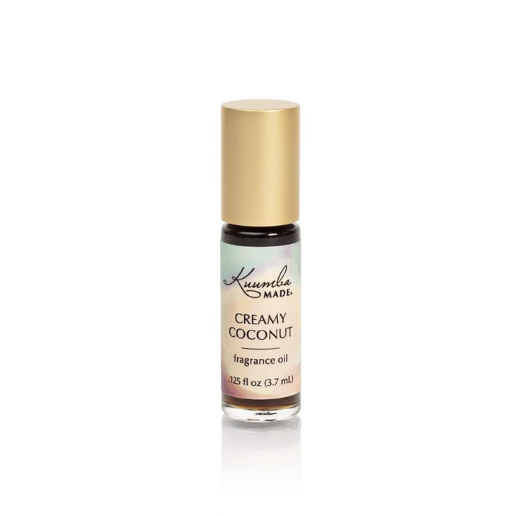 Kuumba Made Creamy Coconut Fragrance Oil LongLasting SmallBatch Perfume Roller Vegan AlcoholFree 125 Fl Oz
