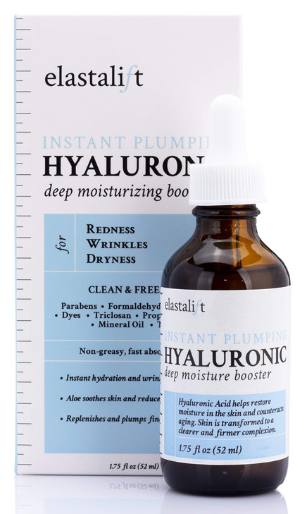 Elastalift Hyaluronic Acid Facial Serum Hydrating Firming Plumping Face Serum for AntiAging 1 oz