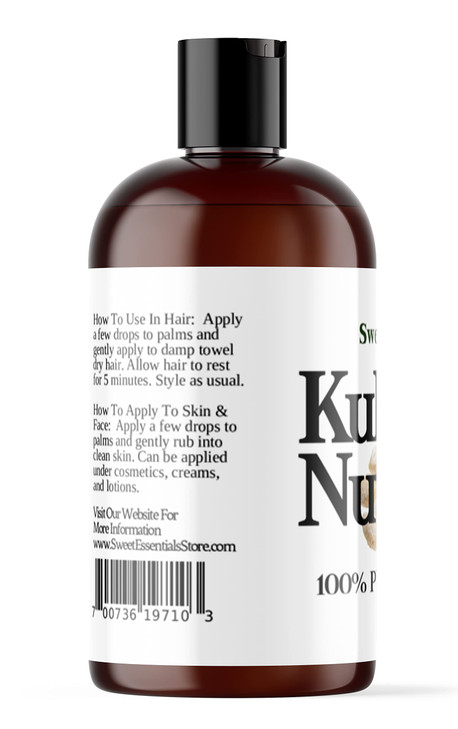 100 Organic Kukui Nut Oil Imported From Hawaii Various Sizes 100 Pure ColdPressed Natural Moisturizer for Skin Hair and