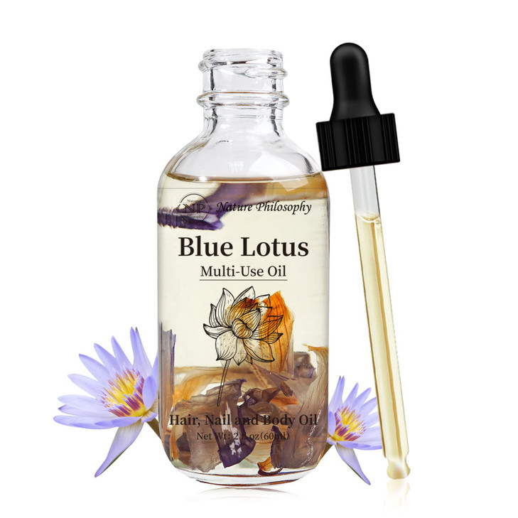 NP NATURES PHILOSOPHY Gardenia MultiUse Oil for Face Body and Hair Organic Plant Fragrant Essential Oil for Dry Skin Sca