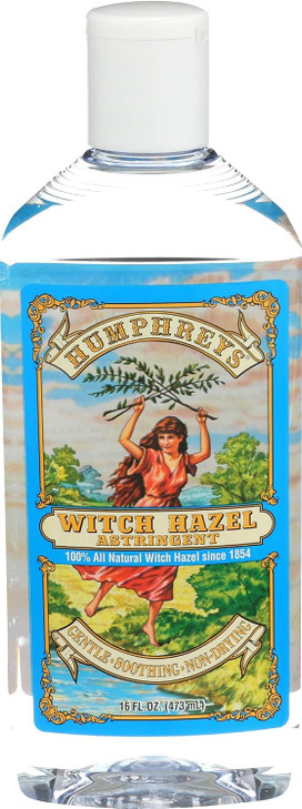 Humphreys Witch Hazel Astringent 100 All Natural Witch Hazel 16 Ounce