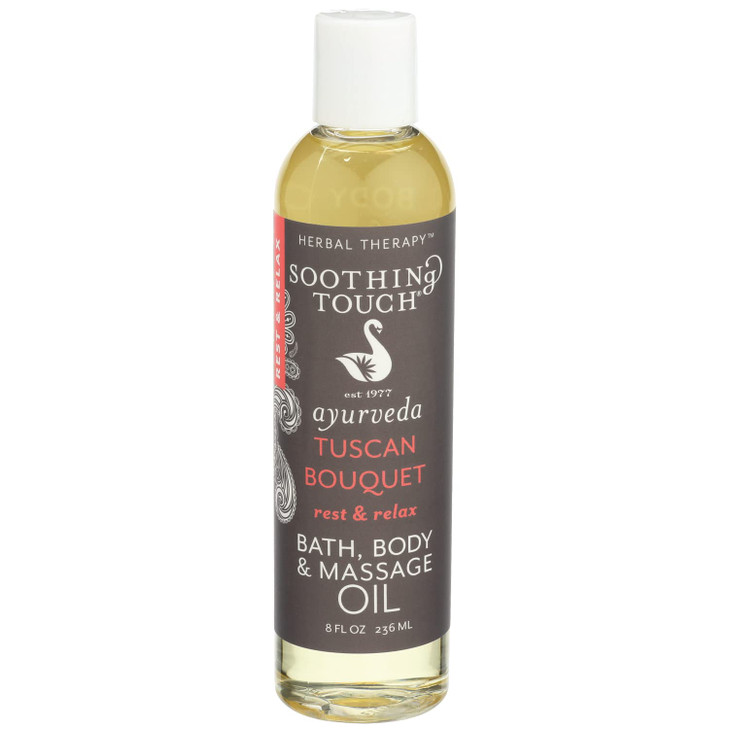 Soothing Touch Tuscan Bouquet Bath Body Massage Oil 8 oz