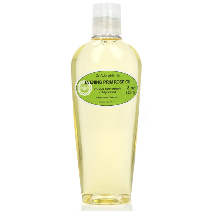 Dr Adorable 8 oz Evening Primrose Oil 100 Pure Natural Organic Cold Pressed